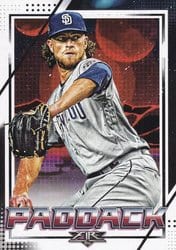 2020 Topps Fire Base Set Chris Paddack #156 card
