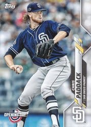 2020 Topps Opening Day Base Set Chris Paddack #196 card