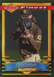 2021 Finest Flashbacks Base Set Chris Paddack #24 card