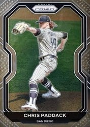 2021 Panini Prizm Base Set Chris Paddack #145 card
