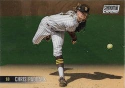 2021 Stadium Club Chrome Base Set Chris Paddack #75 card