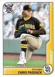 2021 Topps Big League Base Set Chris Paddack #198 card