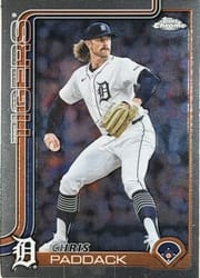 2025 Topps Chrome Update Base Set Chris Paddack #USC10 card