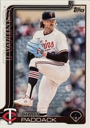 2025 Topps Update Base Set Chris Paddack #US73 card