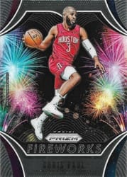 2019-20 Panini Prizm Fireworks Chris Paul #13 card