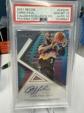 2021-22 Panini Recon Called to Excellence Signatures Chris Paul #CES-CPL card