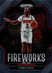 2022-23 Panini Prizm Fireworks Chris Paul #11 card