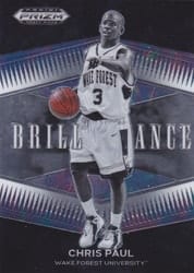 2022 Panini Prizm Draft Picks Brilliance Chris Paul #BR-CP card