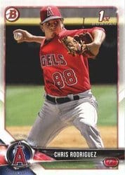 2018 Bowman Prospects Chris Rodriguez #BP108 card