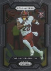 2023 Panini Prizm Base Set Chris Rodriguez Jr. #398 card