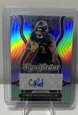 2024 Panini Prizm Significant Signatures Chris Rodriguez Jr. #SS-CRJ card
