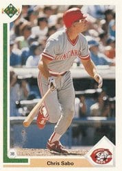 1991 Upper Deck Base Set Chris Sabo #135 card