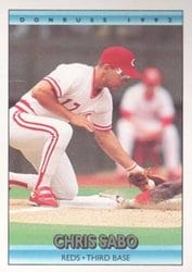 1992 Donruss Base Set Chris Sabo #50 card
