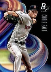2018 Bowman Platinum Base Set Chris Sale #62 card