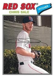 2018 Topps Archives Base Set Chris Sale #160 card
