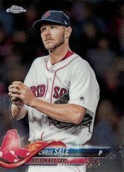 2018 Topps Chrome Base Set Chris Sale #69 card