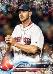 2018 Topps Holiday Base Set Chris Sale #HMW25 card
