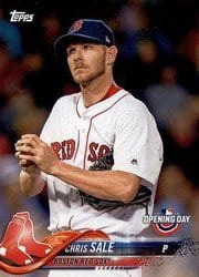 2018 Topps Opening Day Base Set Chris Sale #20 card