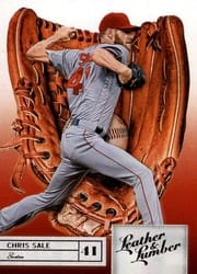 2019 Panini Leather & Lumber Base Set Chris Sale #12 card