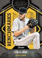 2019 Panini Leather & Lumber Benchmarks Chris Sale #B-19 card