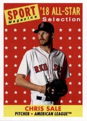 2019 Topps Archives Base Set Chris Sale #305 card