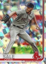2019 Topps Chrome Sapphire Edition Base Set Chris Sale #643 card