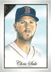 2019 Topps Gallery Base Set Chris Sale #140 card