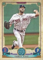 2019 Topps Gypsy Queen Base Set Chris Sale #138 card