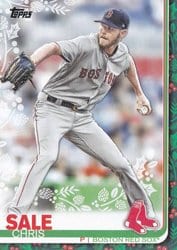 2019 Topps Holiday Base Set Chris Sale #HW154 card