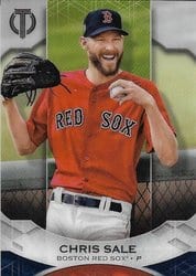 2019 Topps Tribute Base Set Chris Sale #48 card