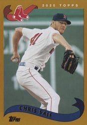 2020 Topps Archives Base Set Chris Sale #208 card