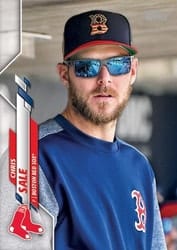2020 Topps Base Set Chris Sale #672b card