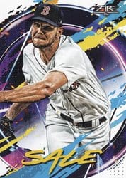 2020 Topps Fire Base Set Chris Sale #2 card