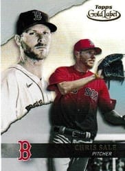 2020 Topps Gold Label Base Set Chris Sale #12 card