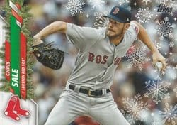 2020 Topps Holiday Base Set Chris Sale #HW107 card