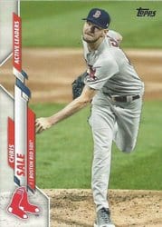 2020 Topps Update Base Set Chris Sale #U-295 card