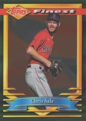 2021 Finest Flashbacks Base Set Chris Sale #191 card
