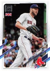 2021 Topps UK Edition Base Set Chris Sale #74 card