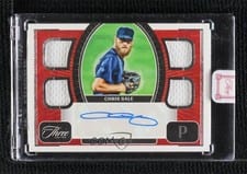 2022 Panini Three and Two Quad Jersey Autographs Chris Sale #QJA-CS card