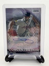 2025 Stadium Club Concentration Autographs Chris Sale #TVA-CS card