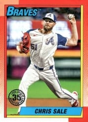2025 Topps 1990 Topps Baseball (Series Two) Chris Sale #90B2-4 card