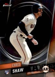 2019 Finest Base Set Chris Shaw #71 card