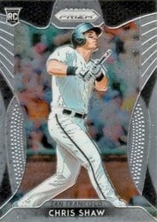 2019 Panini Prizm Base Set Chris Shaw #63 card