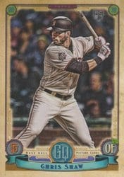 2019 Topps Gypsy Queen Base Set Chris Shaw #248 card