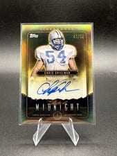 2024 Topps Midnight Stroke of Midnight Autographs Chris Spielman #SMA-CS card