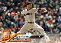 2018 Topps Update Base Set Chris Stratton #US257 card