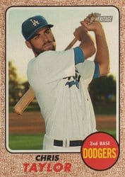 2017 Topps Heritage Base Set Chris Taylor #565 card