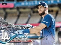 2018 Topps Base Set Chris Taylor #369 card