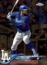 2018 Topps Chrome Base Set Chris Taylor #83 card
