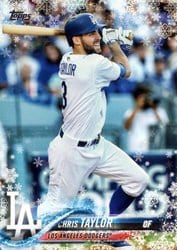 2018 Topps Holiday Base Set Chris Taylor #HMW9 card